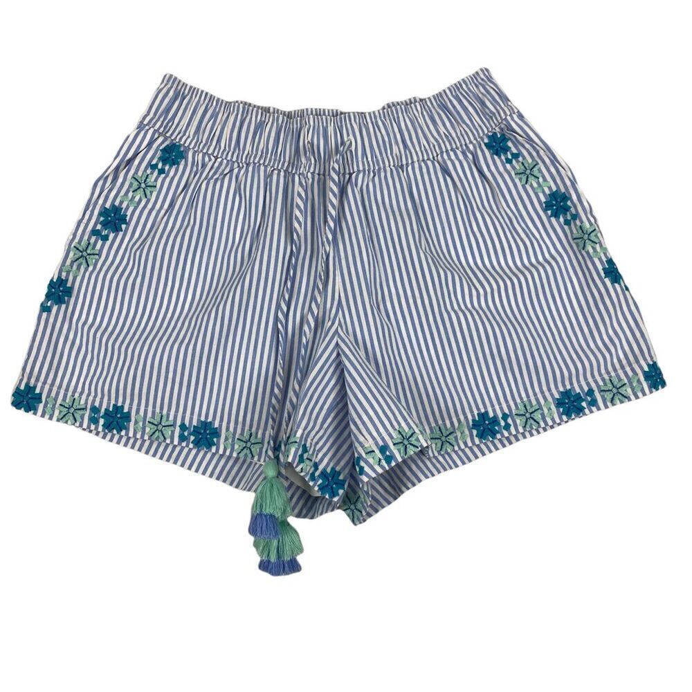 Vineyard Vines Stripe Starfish Embroidered Pull-On Shorts size XS